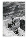 Jules Verne, "César Cascabel", Illustration Giclée-Druck von Jules Verne