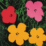 Flowers, c.1964 (1 red, 1 pink, 2 yellow) Affiches par Andy Warhol