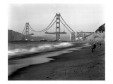 Golden Gate Bridge under Construction, From Baker Beach, c.1936 Wydruk giclee Golden Gate Bridge under Construction, From Baker Beach, c.1936 Wydruk giclee