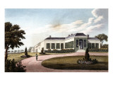Engraving, "View of the Longwood House Near the Garden" (1819) Giclee Print