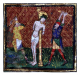 Manuscript of the Hours of Rohan-Montauban: The Flagellation Giclee Print