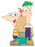 Phineas and Ferb with Perry Stand Up Phineas and Ferb with Perry Stand Up