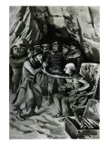 Jules Verne, "Hector Servadac", Illustration Giclée-Druck von Jules Verne