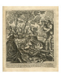 The Adventures of Don Quixote and Sancho Pansa, Illustration Giclee Print by Miguel Cervantes