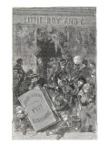 Jules Verne, Frontispiece of "Foundling Mick" Giclée-Druck von Jules Verne