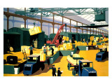 Capacity/Mobility on the LNER, 1933 Giclee Print by Henry George Gawthorn