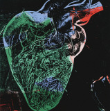Human Heart, c.1979 (green) Poster af Andy Warhol