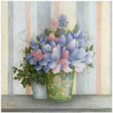 Pot Fleurs Bleues Posters by Vincent Perriol
