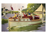 The Broads, LNER/LMS, 1937 Giclee Print by Arthur C Michael