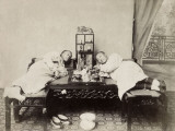 China, Opium Smokers Photographic Print