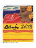 Matson Line, Hawaii and South Seas Giclee Print