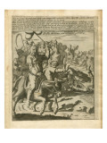 The Adventures of Don Quixote and Sancho Pansa, Illustration Giclee Print by Miguel Cervantes