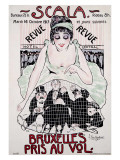 Scala to Bruxelles Giclee Print by Jean-Dominque Van Caulaert