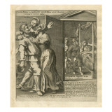 The Adventures of Don Quixote and Sancho Pansa, Illustration Giclee Print by Miguel Cervantes