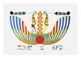 The Winged Disk, The Emblem of Thoth Giclee Print by Jean-Fran?s Champollion