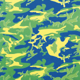 Camouflage, c.1987 (green, blue, yellow) Poster av Andy Warhol Camouflage, c.1987 (green, blue, yellow) Poster av Andy Warhol
