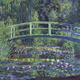 Water Lily Pond, c.1899 (blue) Kunstdruck von Claude Monet