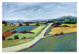 Pastel Landscape IX Posters by Jacques Clement