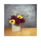 Gänseblümchen I mit Vers Kunst von Anouska Vaskebova
