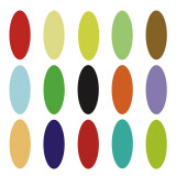 Paint Box Graphic I (detail) Prints by Dan Bleier