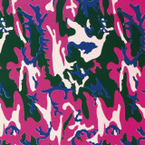 Camouflage, c.1987 (pink, green, blue) Plakat af Andy Warhol