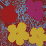 Flowers, c.1970 (1 red, 1 pink, 2 yellow) Pôsteres por Andy Warhol Flowers, c.1970 (1 red, 1 pink, 2 yellow) Pôsteres por Andy Warhol