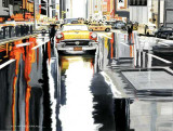 Street Yellow Life Plakater av Alain Bertrand