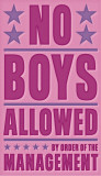 No Boys Allowed Lámina por John Golden No Boys Allowed Lámina por John Golden