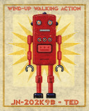 Ted Box Art Robot Poster by John Golden