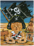 Nounours Pirate Affiches par Willy Renoux