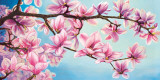 Magnolia in Fiore Prints by Sara J. Cortesse