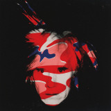 Self-Portrait, c.1986 (red, white and blue camo) Plakater af Andy Warhol Self-Portrait, c.1986 (red, white and blue camo) Plakater af Andy Warhol