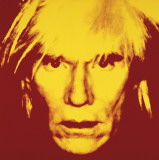 Self-Portrait, c.1986 (yellow on red) Art par Andy Warhol