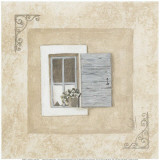 Fenêtre et Volet Bleu Print by Véronique Didier-Laurent