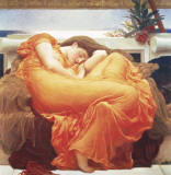 June in Flammen|Flaming June Kunstdrucke von Frederick Leighton