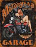 Legends - Motorhead Garage Plaque en métal