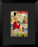 Marvel Comics Retro: Love Comic Panel, Spinster Framed Giclee Print