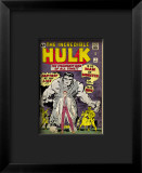 Marvel Comics Retro: The Incredible Hulk Comic Book Cover #1, with Bruce Banner Lámina giclée enmarcada