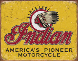 Indian Motorcycles Since 1901 Plaque en métal