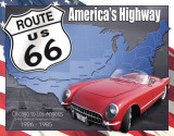 Route 66 - 1926 to 1985 Tin Sign