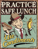 Schonberg - Safe Lunch Blikskilt
