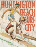 Huntington Beach Surf Club Plakietka emaliowana