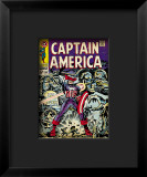Marvel Comics Retro: Captain America Comic Book Cover 107, with Red Skull and Bucky Framed Giclee Print