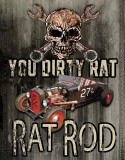 Legends - Dirty Rat Plaque en métal