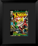 Marvel Comics Retro: The X-Men Comic Book Cover 105, Phoenix, Colossus, Storm, Firelord Framed Giclee Print