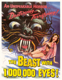 Beast with million eyes Plaque en métal