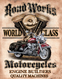 Legends - Road Works Plaque en métal