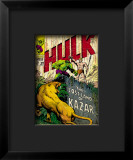 Marvel Comics Retro: The Incredible Hulk Comic Book Cover 109, the Lost Land of Ka-Zar Framed Giclee Print