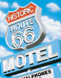 Route 66 Motel Tin Sign