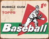TOPPS - 1958 Baseball Cards Blikskilt